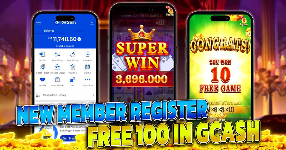 new member register free 100 in gcash